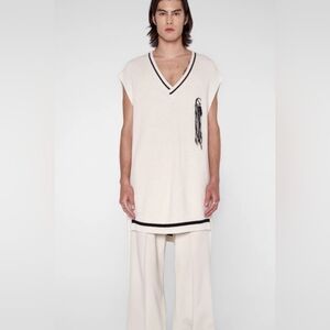 SANS GÊNE Oversized Knit Vest (NWT)